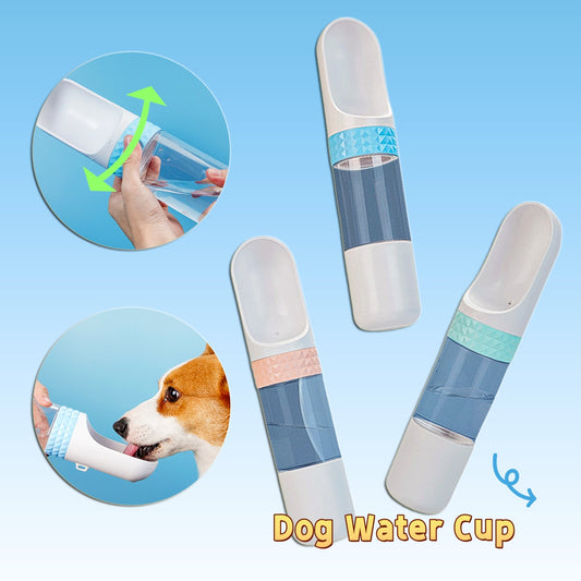 Portable Dog Water Cup - Travel-Friendly Drinking Bowl for Dogs and Cats - Outdoor Water Dispenser Feeder
