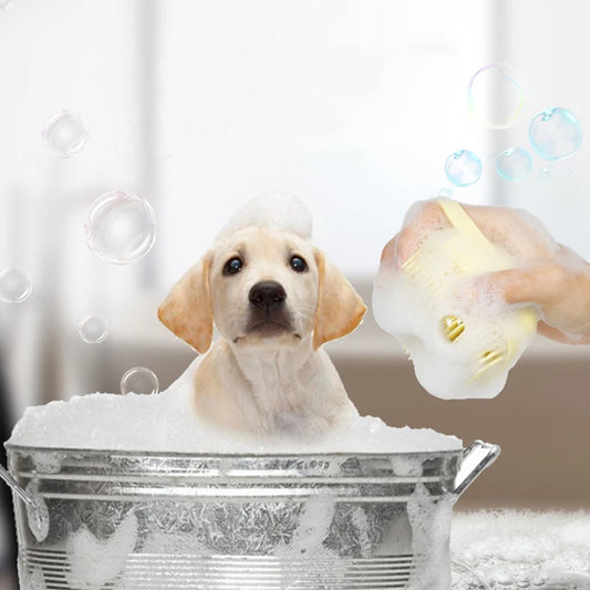 Pet Bath Massage Gloves