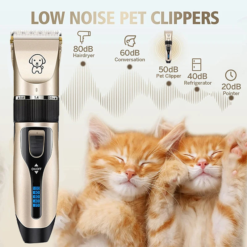 Cordless Pet Grooming Clippers