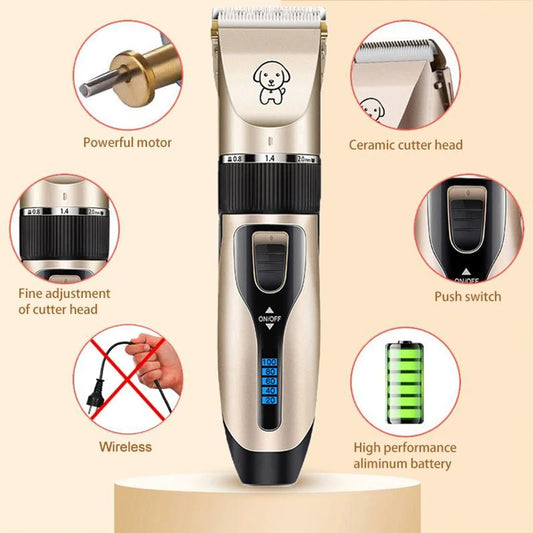 Cordless Pet Grooming Clippers
