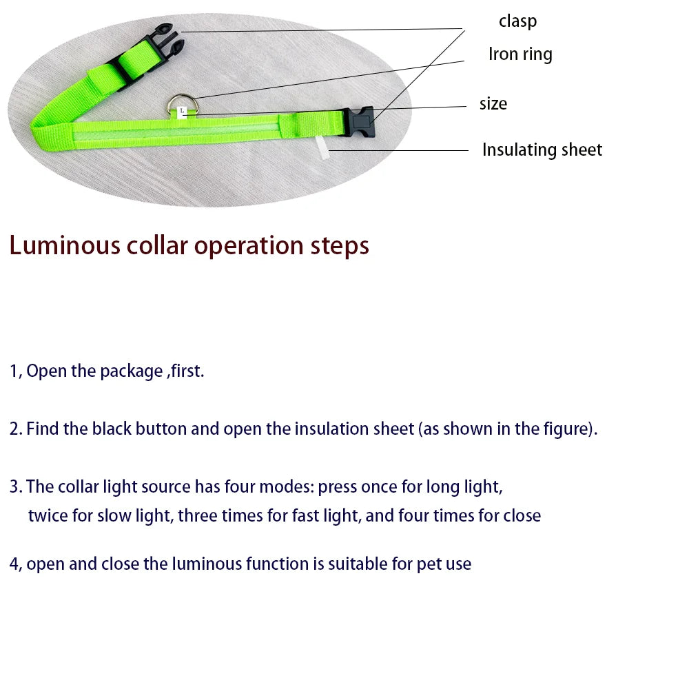 LED Glow Dog Leash