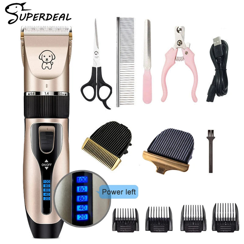 Cordless Pet Grooming Clippers