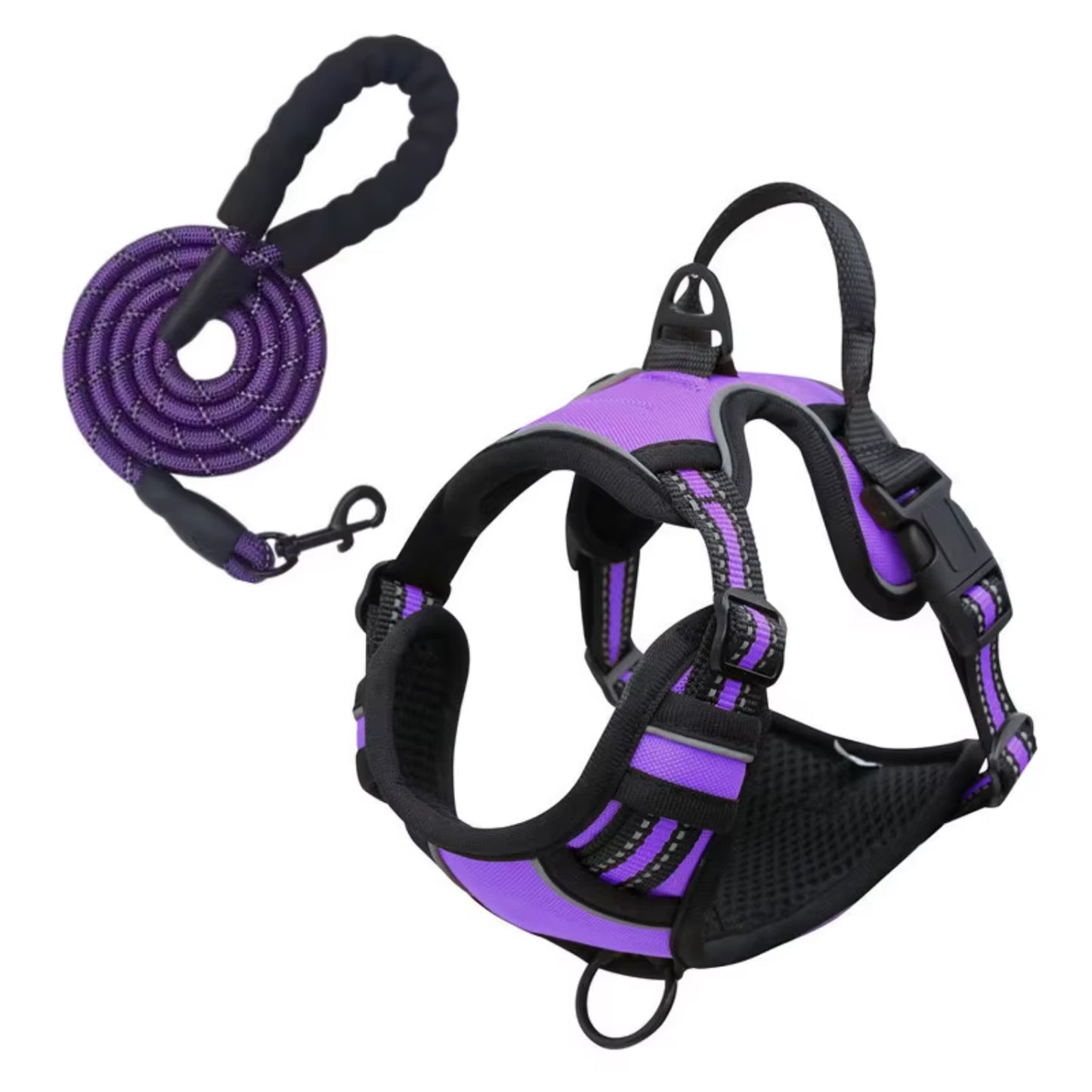 Premium Retractable Dog Collar and Leash Set - Stylish Wire Training Harness for Your Beloved Pet