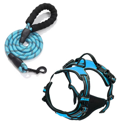 Premium Retractable Dog Collar and Leash Set - Stylish Wire Training Harness for Your Beloved Pet