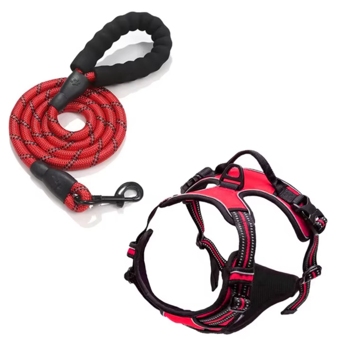 Premium Retractable Dog Collar and Leash Set - Stylish Wire Training Harness for Your Beloved Pet