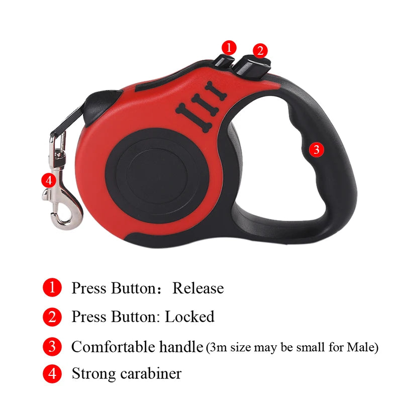Retractable Pet Travel Leash
