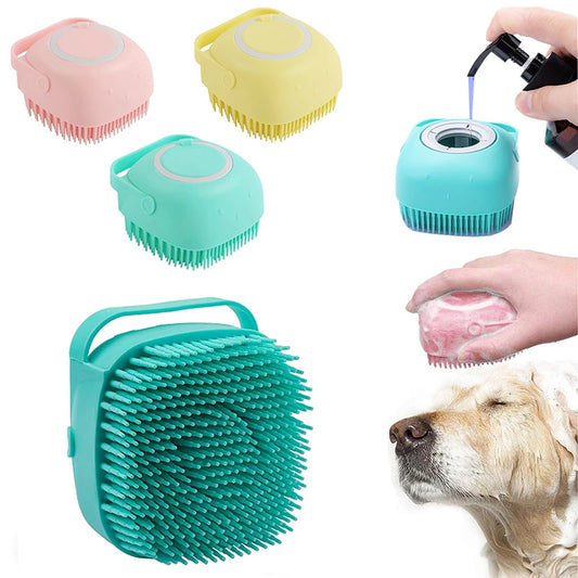 Pet Bath Massage Gloves
