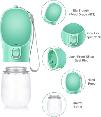 Portable Dog Water Bottle - Hydration On-the-Go for Your Furry Friend