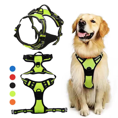 Premium Retractable Dog Collar and Leash Set - Stylish Wire Training Harness for Your Beloved Pet